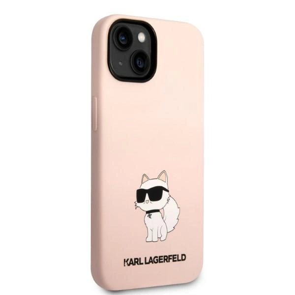 Karl Lagerfeld KLHCP14MSNCHBCP iPhone 14 Plus 6.7" hardcase pink/pink Silicone Choupetteeng