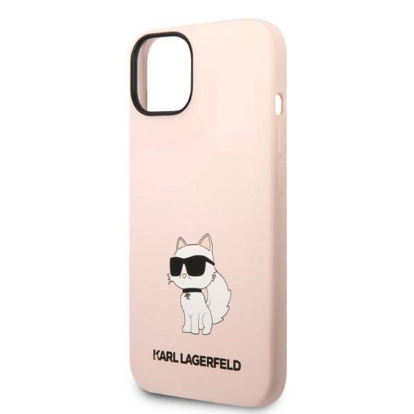Karl Lagerfeld KLHCP14MSNCHBCP iPhone 14 Plus 6.7" hardcase pink/pink Silicone Choupetteeng