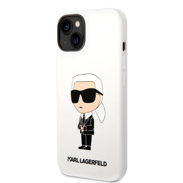 Karl Lagerfeld KLHCP14MSNIKBCH iPhone 14 Plus 6.7" hardcase white/white Silicone Ikonikeng