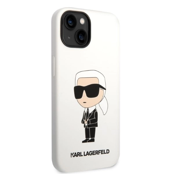 Karl Lagerfeld KLHCP14MSNIKBCH iPhone 14 Plus 6.7" hardcase white/white Silicone Ikonikeng