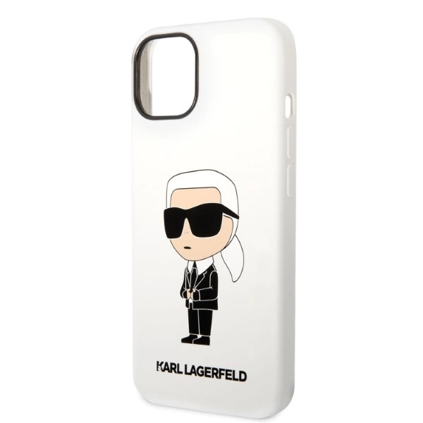 Karl Lagerfeld KLHCP14MSNIKBCH iPhone 14 Plus 6.7" hardcase white/white Silicone Ikonikeng