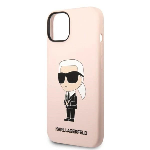 Karl Lagerfeld KLHCP14MSNIKBCP iPhone 14 Plus 6.7" hardcase pink/pink Silicone Ikonikeng