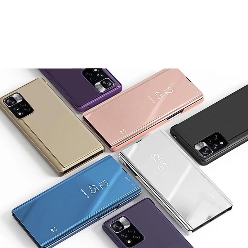 Clear View Case case for Realme 10 flip cover blackeng