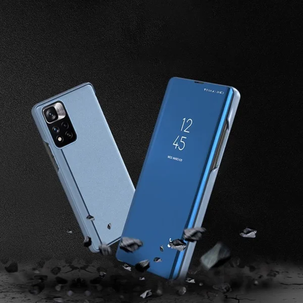 Clear View Case case for Realme 10 flip cover blackeng
