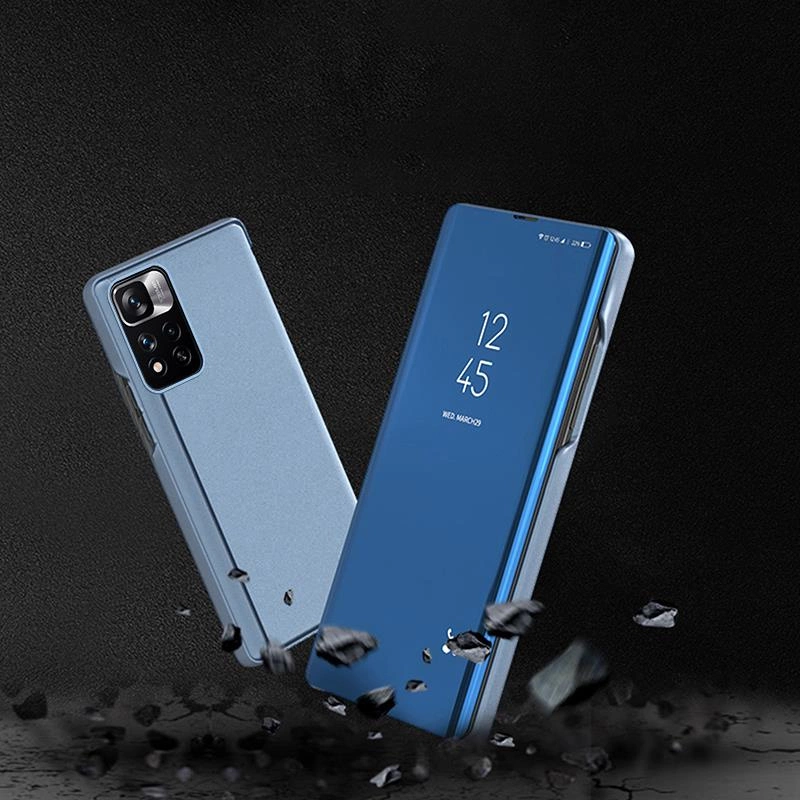 Clear View Case case for Realme 10 flip cover blackeng