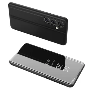 Clear View Case cover for Samsung Galaxy A54 5G flip cover blackeng