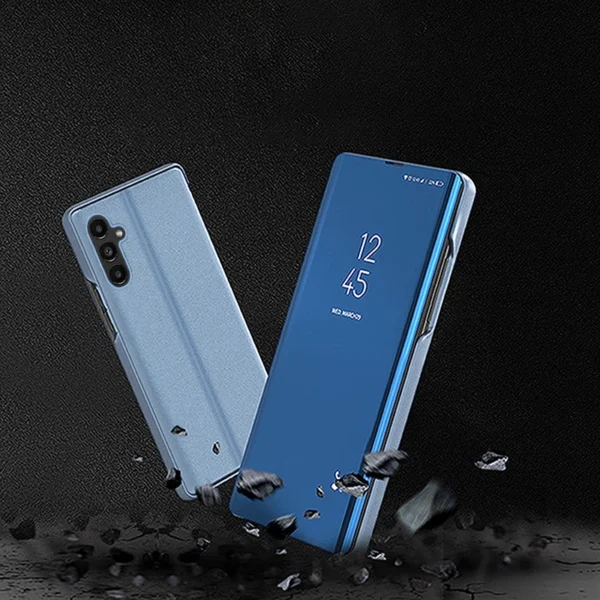 Clear View Case for Samsung Galaxy A54 5G flip cover pinkeng