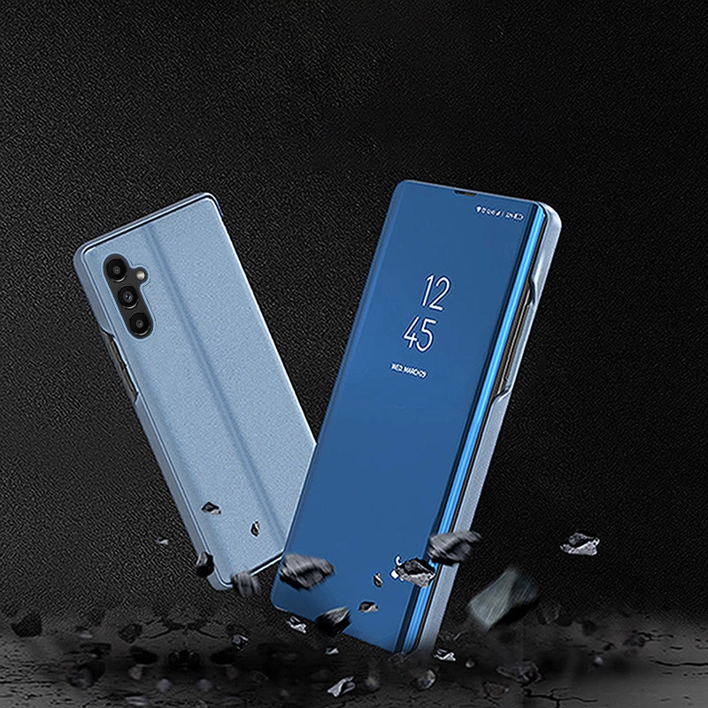 Clear View Case for Samsung Galaxy A54 5G flip cover pinkeng