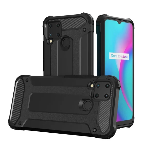 Hybrid Armor case for Realme 10 5G / Realme 9i 5G armored hybrid case blackeng