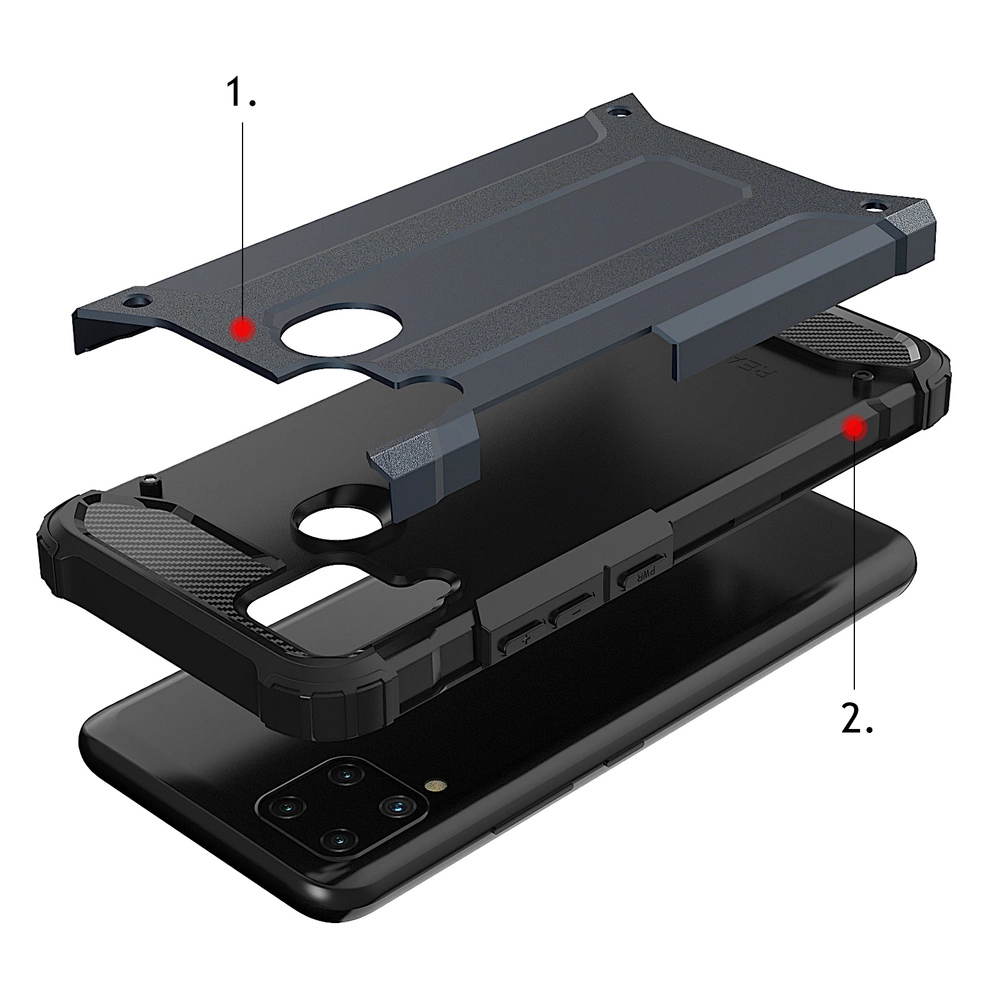 Hybrid Armor case for Realme 10 5G / Realme 9i 5G armored hybrid case blackeng