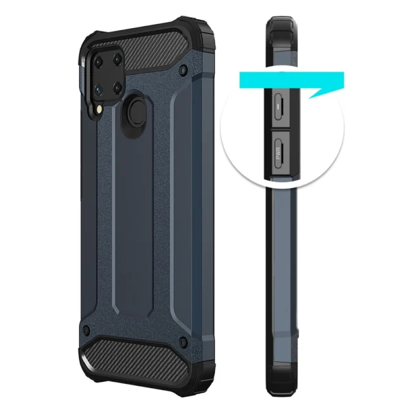 Hybrid Armor case for Realme 10 5G / Realme 9i 5G armored hybrid case blackeng