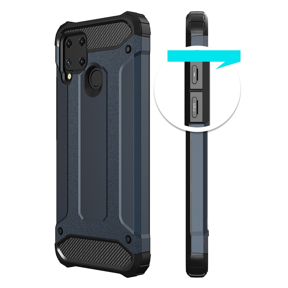 Hybrid Armor case for Realme 10 5G / Realme 9i 5G armored hybrid case blackeng
