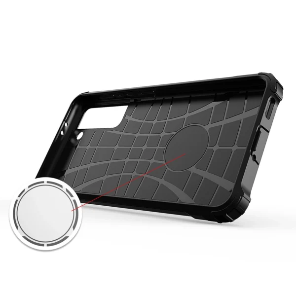 Hybrid Armor case for Samsung Galaxy S23 Ultra armored hybrid cover blackeng