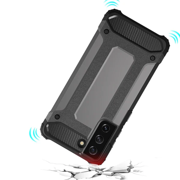Hybrid Armor case for Samsung Galaxy S23 Ultra armored hybrid cover blueeng