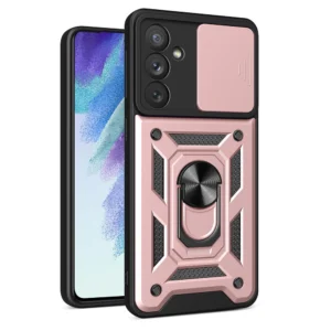 Hybrid Armor Camshield case for Samsung Galaxy A54 5G armored case with camera cover pinkeng