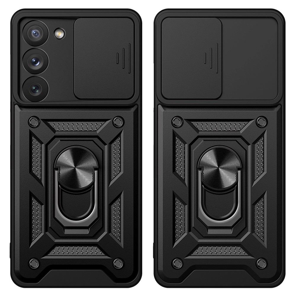 Hybrid Armor Camshield case for Samsung Galaxy A34 5G armored case with camera cover pinkeng