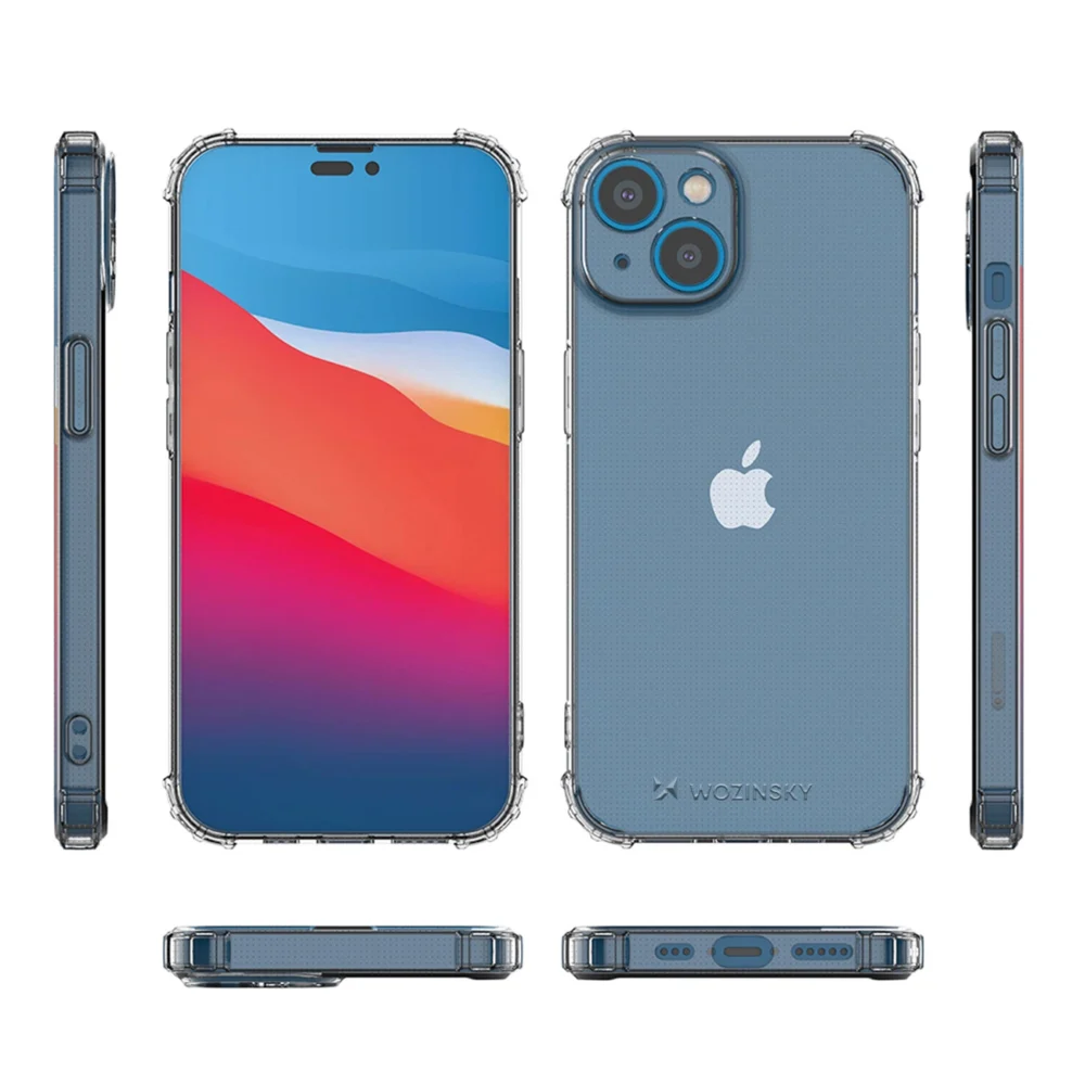 Wozinsky Anti Shock case for iPhone 14 Plus transparent transparent caseeng