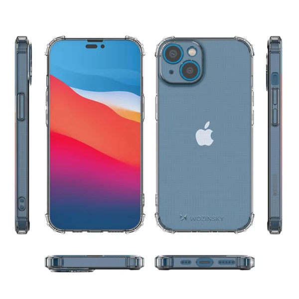 Wozinsky Anti Shock case for iPhone 14 Plus transparent transparent caseeng
