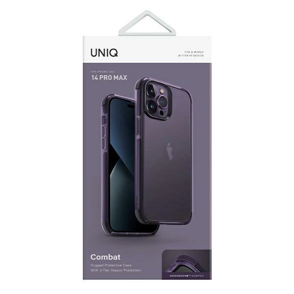 Uniq Combat case for iPhone 14 Pro Max - purpleeng