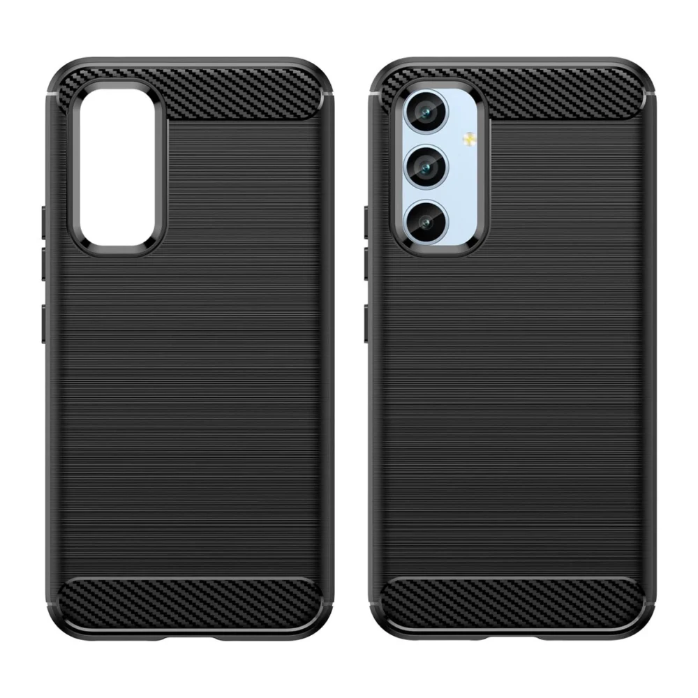 Carbon Case case for Samsung Galaxy A54 5G flexible silicone carbon cover blackeng