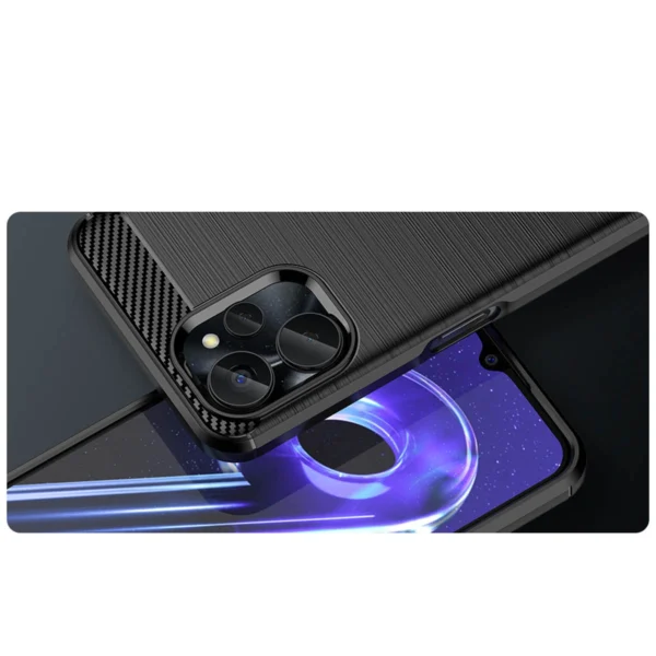 Carbon Case for Realme 10 5G / Realme 9i 5G Flexible Silicone Carbon Cover Blackeng