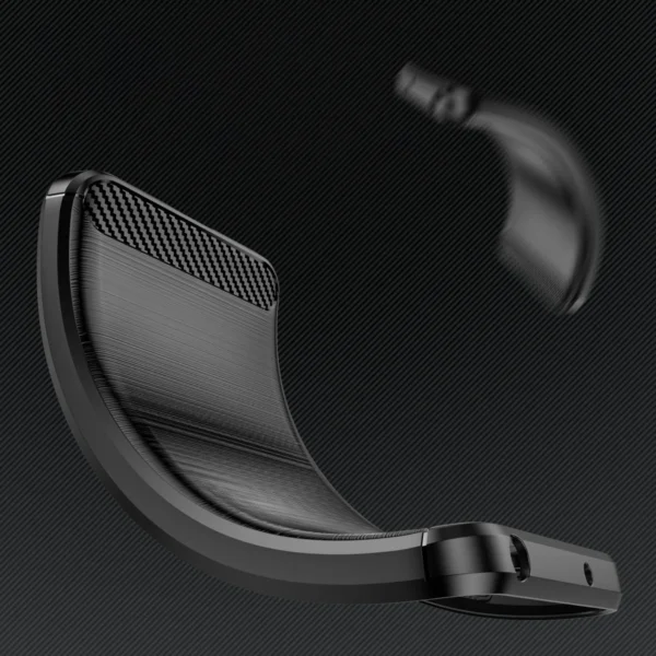 Carbon Case case for Realme 10 Pro+ flexible silicone carbon cover blackeng