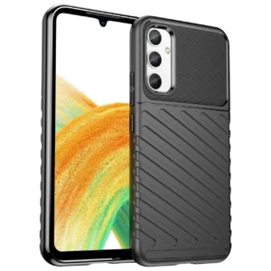 Thunder Case case for Samsung Galaxy A34 5G silicone armor case blackeng