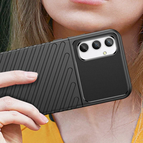 Thunder Case case for Samsung Galaxy A34 5G silicone armor case blackeng