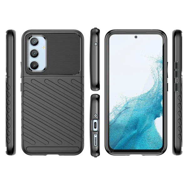 Thunder Case case for Samsung Galaxy A54 5G silicone armor case blackeng