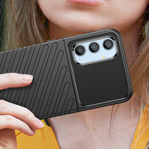 Thunder Case case for Samsung Galaxy A54 5G silicone armor case blackeng