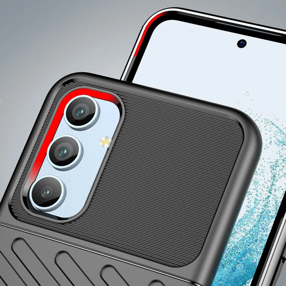 Thunder Case case for Samsung Galaxy A54 5G silicone armor case blackeng
