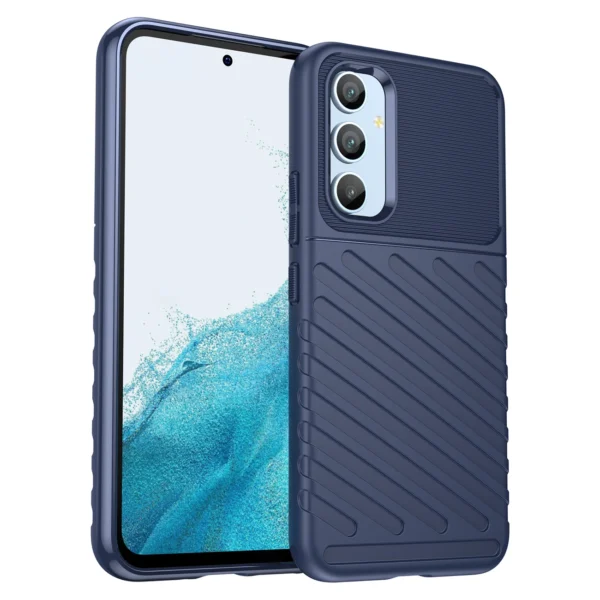 Thunder Case case for Samsung Galaxy A54 5G silicone armored cover blueeng