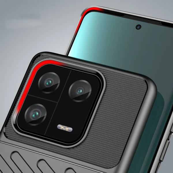 Thunder Case case for Xiaomi 13 Pro silicone armor case blackeng
