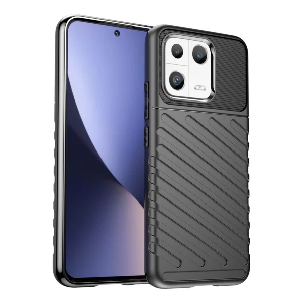 Thunder Case case for Xiaomi 13 silicone armor case blackeng
