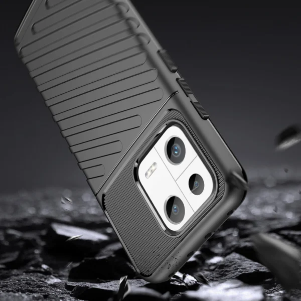 Thunder Case case for Xiaomi 13 silicone armor case blackeng