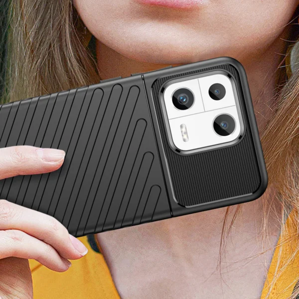 Thunder Case case for Xiaomi 13 silicone armor case blackeng