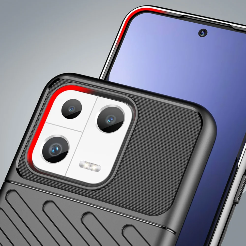 Thunder Case case for Xiaomi 13 silicone armor case blackeng