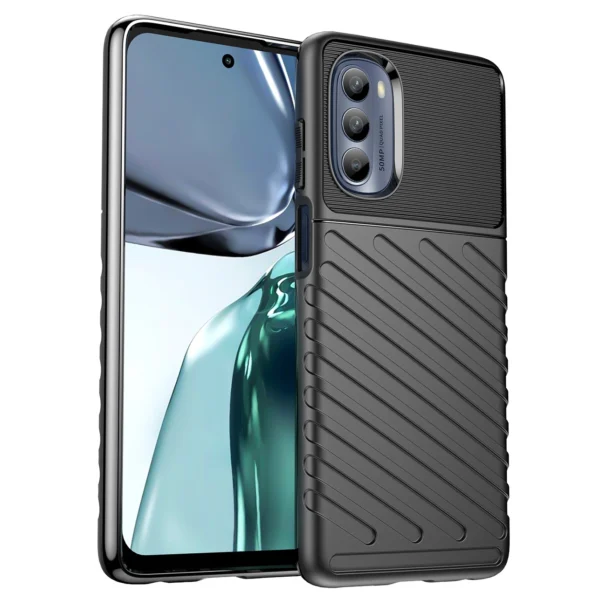 Thunder Case for Motorola Moto G62 5G silicone armor case blackeng