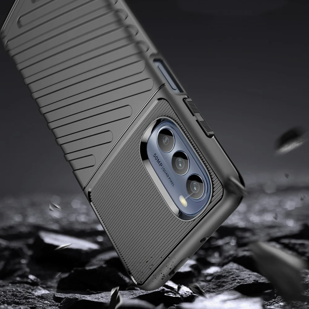 Thunder Case for Motorola Moto G62 5G silicone armor case blackeng