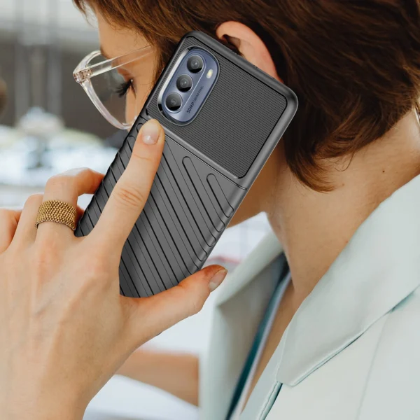 Thunder Case for Motorola Moto G62 5G silicone armor case blackeng
