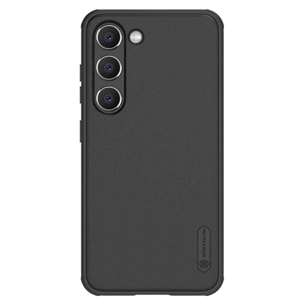 Nillkin Super Frosted Shield Pro case for Samsung Galaxy S23 armored cover + phone stand blackeng