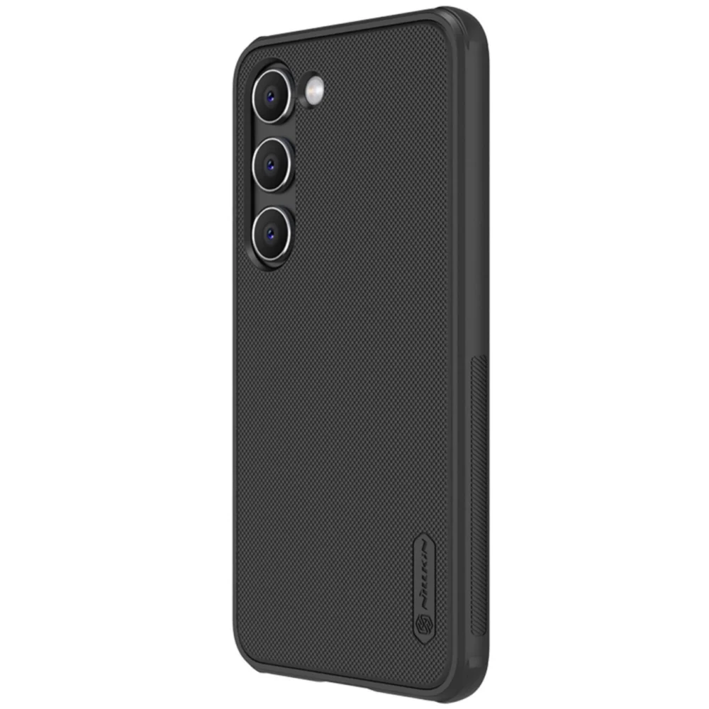 Nillkin Super Frosted Shield Pro case for Samsung Galaxy S23 armored cover + phone stand blackeng