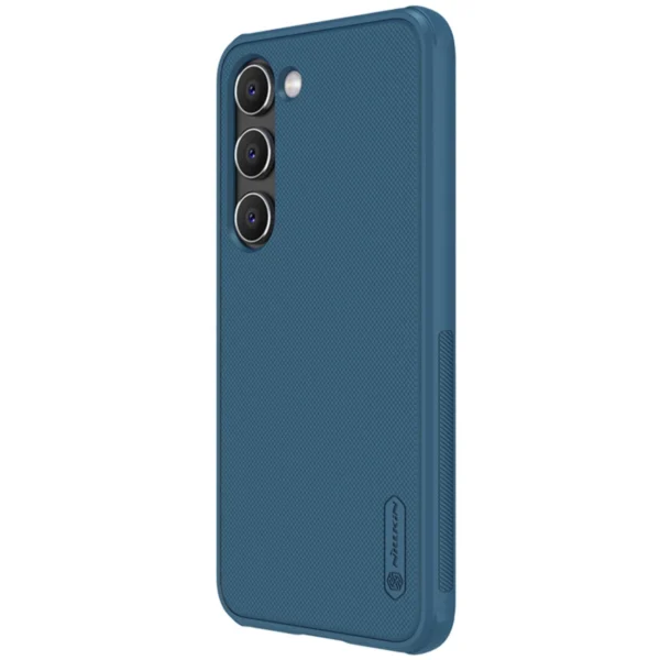 Nillkin Super Frosted Shield Pro case for Samsung Galaxy S23+ armored cover + phone stand blueeng
