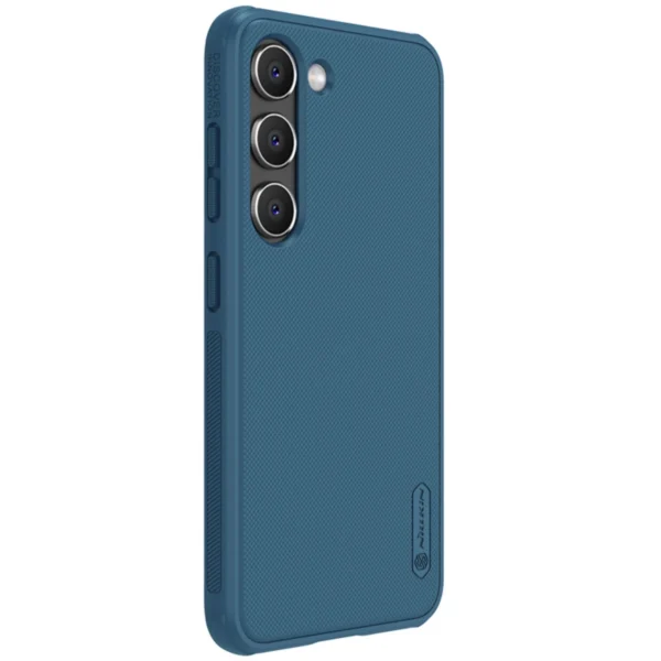 Nillkin Super Frosted Shield Pro case for Samsung Galaxy S23+ armored cover + phone stand blueeng