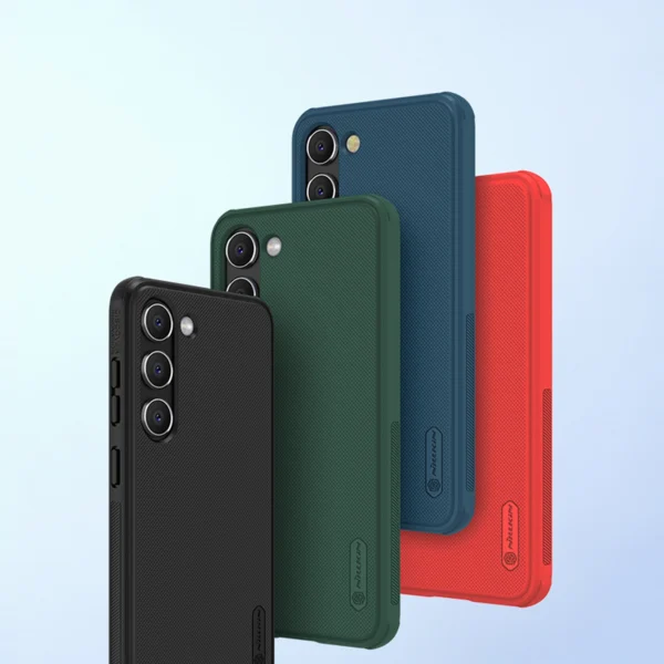 Nillkin Super Frosted Shield Pro case for Samsung Galaxy S23+ armored cover + phone stand redeng