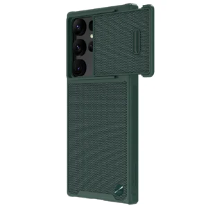 Nillkin Textured S Case for Samsung Galaxy S22 Ultra armored cover with camera cover greeneng