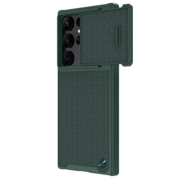 Nillkin Textured S Case for Samsung Galaxy S22 Ultra armored cover with camera cover greeneng