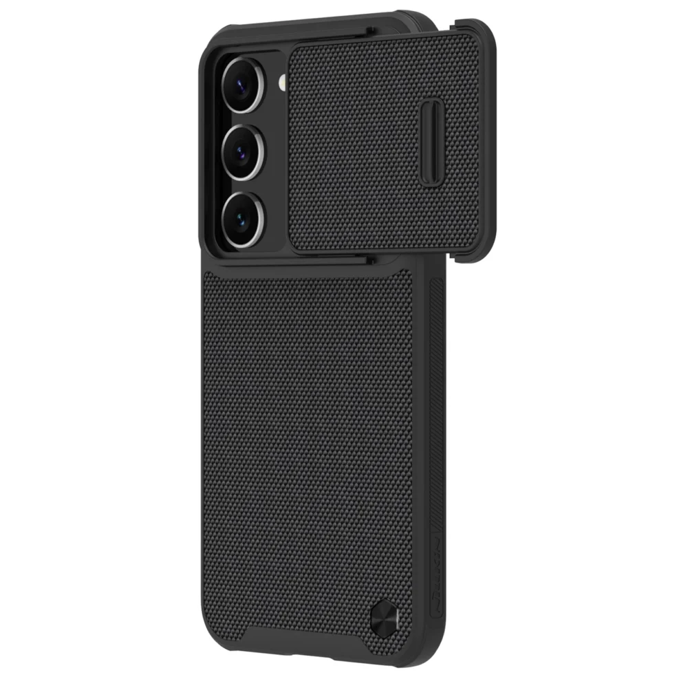 Nillkin Textured S Case for Samsung Galaxy S23+ armored cover with camera cover blackeng