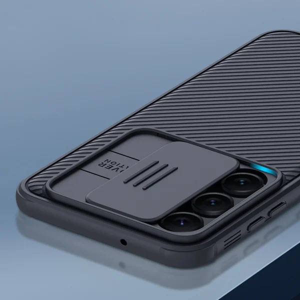 Nillkin CamShield Pro Case for Samsung Galaxy S23, cover with camera cover, blackeng