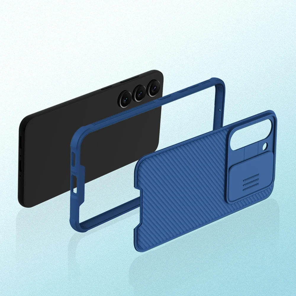 Nillkin CamShield Pro Case for Samsung Galaxy S23, cover with camera cover, blackeng